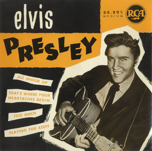 7” EP Elvis Presley Blue UK Original Elvis Presley - Blue Elvis (7